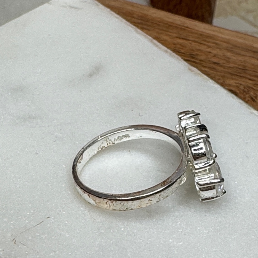 Vintage Estate 925 Marked Sterling Silver Butterfly Ring Lot D44 - Picture 8 of 9